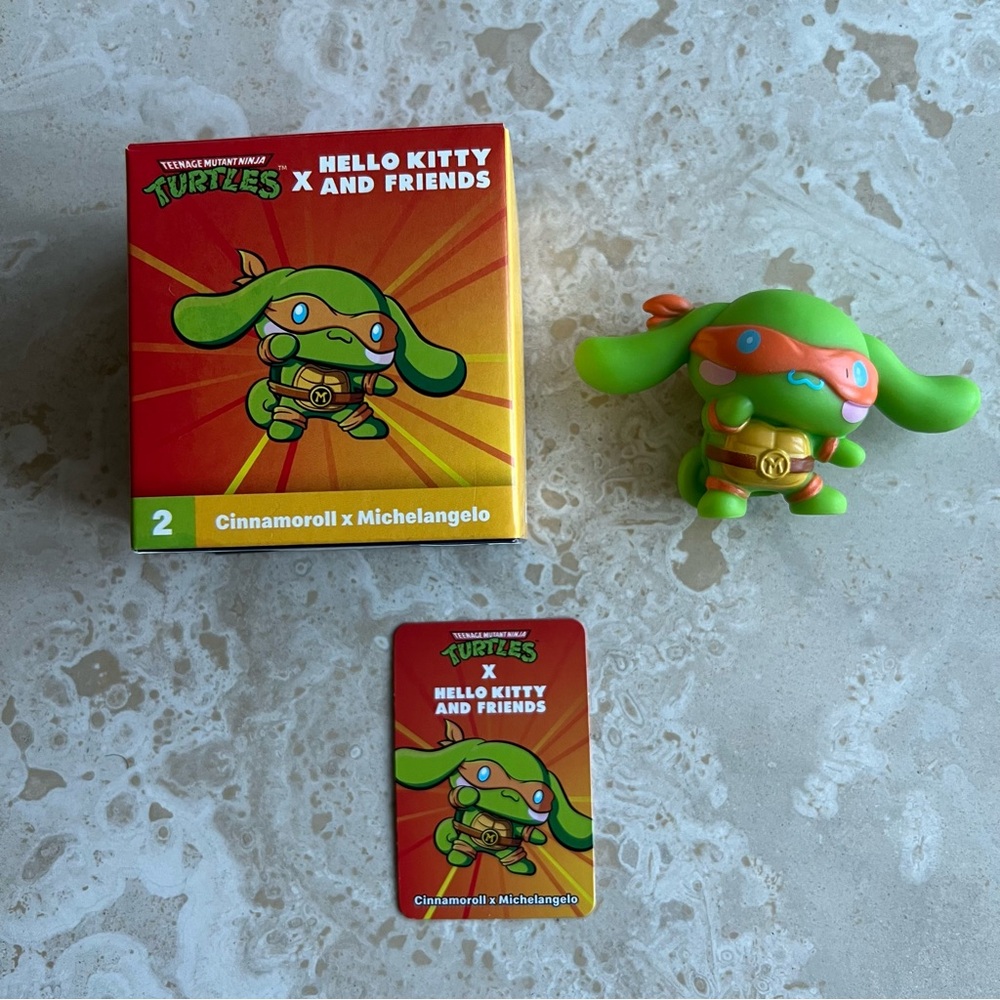 2025 McDonald’s Hello Kitty x TMNT Cinnamoroll x Michelangelo